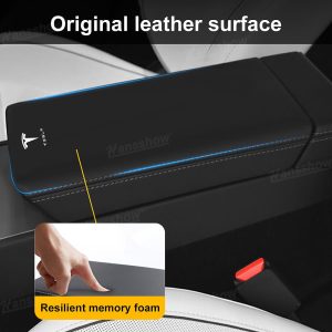 กล่องเก็บของในรถ คอนโซลกลาง Hansshow Tesla Model Y Juniper Highland (PROTECTOR COVER)