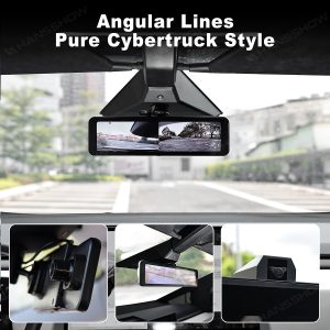 กล้องติดรถยนต์ คอนโซลหน้า Hansshow Tesla Cybertruck (RECORDING STREAMING REARVIEW)