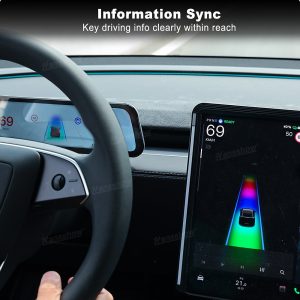 จอแสดงผลหน้าคนขับ Hansshow Tesla Model 3 Highland (9.6-INCH CARPLAY HEAD-UP)