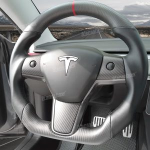 พวงมาลัย พวงมาลัย Hansshow Tesla Model Y (GRIP-HEATING FUNCTION)