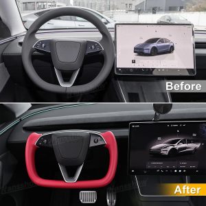 พวงมาลัย พวงมาลัย Hansshow Tesla Model Y Juniper Highland (JUNIPER RED 3)