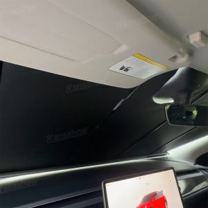 ม่านบังแดด กระจกหน้า Hansshow Tesla Model Y Juniper Highland (AUTO-LIFT ELECTRIC FRONT)