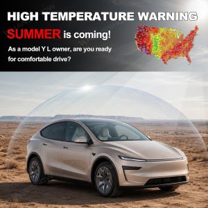 ม่านบังแดด หลังคากระจก Hansshow Tesla Model Y L (PROTECTION SUNSHADES BLOCKING)