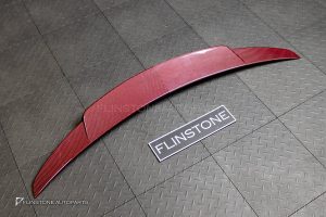 สปอยเลอร์ท้าย Carbon Fiber สีแดง W223 S-Class ทรง BRABUS
