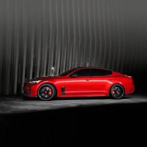 สเกิร์ตข้าง Carbon Fiber Kia Stinger (V2) ADRO แท้