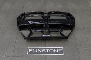 กระจังหน้า สำหรับ BMW M3 G80-M4 G82 ทรง CSL สีดำเงา