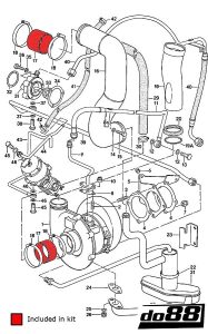 ท่อไอดี do88 สำหรับ Porsche 930 Turbo