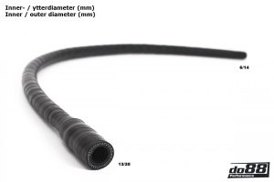 ท่อยางซิลิโคน do88 สำหรับ Porsche 964 Turbo Carbon canister