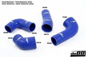 ท่อแรงดัน do88 สีน้ำเงิน สำหรับ SAAB 9000 Turbo 85-90