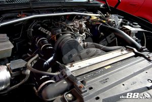ท่อแรงดัน do88 สีน้ำเงิน สำหรับ Volvo 700/900 Turbo (w.o AC)