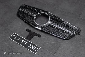 กระจังหน้า สำหรับ W212 E-Class ทรง Diamond ไม่มีรูกล้อง
