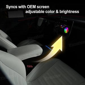 ไฟแอมเบียนต์ Hansshow Tesla Model Y Juniper Highland (RECEPTACLE 64-COLOR BUCKLE)