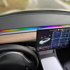 ไฟแอมเบียนต์ คอนโซลหน้า Hansshow Tesla Model 3 Highland (STRIPS LIGHT VENT)