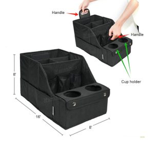 กล่องเก็บของในรถ คอนโซลกลาง Hansshow Tesla Cybertruck (COMPARTMENTS OXFORD CLOTH)