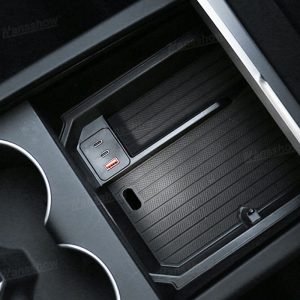 กล่องเก็บของในรถ คอนโซลกลาง Hansshow Tesla Model Y Juniper Highland (ORGANIZER DOCKING JUNIPER)