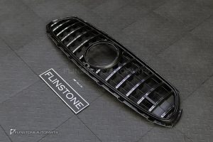 กระจังหน้า สำหรับ W254 GLC-Class ทรง GLC43 GLC63 AMG 1.1 มีกล้อง สีดำด้าน-ครเมี่ยม ขอบดำเงา