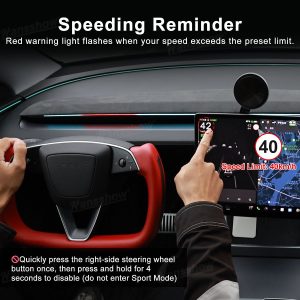 ไฟแอมเบียนต์ Hansshow Tesla Model Y Juniper (CONTROL SCREEN)