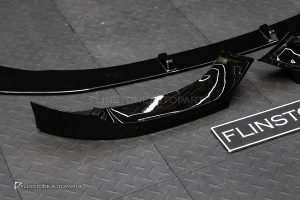 ลิ้นหน้า BMW F20 Series 1 LCI ทรง M Performance สีดำเงา