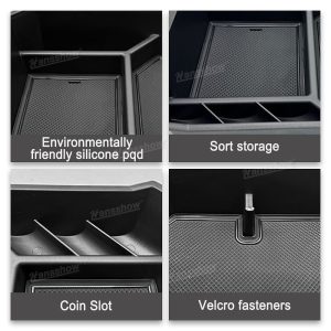 กล่องเก็บของในรถ คอนโซลกลาง Hansshow Tesla Cybertruck (BOX INSERT TRAY)