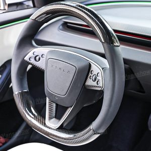พวงมาลัย พวงมาลัย Hansshow Tesla Model 3 Highland (BREATHABLE INTERIOR NON-SLIP)
