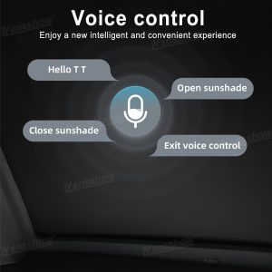 ม่านบังแดด หลังคากระจก Hansshow Tesla Cybertruck (FRAMELESS ELECTRIC CONTROL)