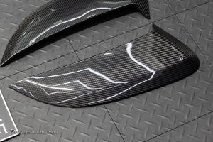 ช่องลมประตูข้าง Carbon Fiber สำหรับ Porsche 718 Cayman-Boxster ทรง GT4