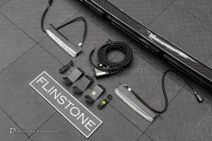 ลิ้นหน้า พร้อมไฟ LED Daytime Carbon Fiber สำหรับ W465 G-Class ทรง USUS Autoclave