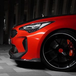 ลิ้นหน้า Carbon Fiber Kia Stinger (V2) UPPER ADRO แท้