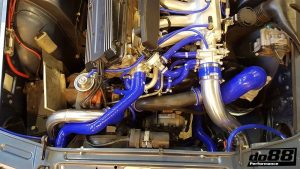 ท่อยางซิลิโคน do88 สีน้ำเงิน สำหรับ FMIC SAAB 900 Turbo 1987-1993, Blue