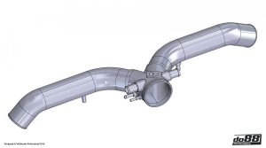 ท่อ Y-Pipe do88 สีดำ สำหรับ Porsche 997.2 Turbo 2010