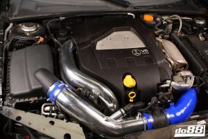 ท่อไอดี do88 สีน้ำเงิน สำหรับ SAAB 9-3 2.8T V6 06-11