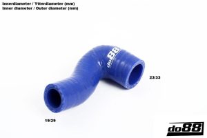 ท่อยางซิลิโคน do88 สีน้ำเงิน สำหรับ Volvo 850/S70/V70 Turbo 94-98