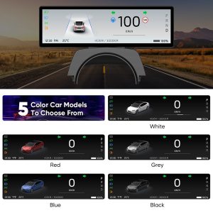 จอแสดงผลหน้าคนขับ คอนโซลหน้า Hansshow Tesla Model 3 Highland