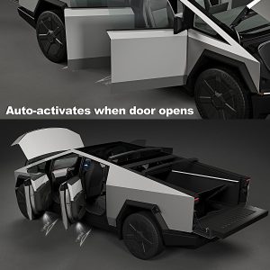 ไฟส่องพื้นต้อนรับ ประตู Hansshow Tesla Cybertruck (แบบที่ 2)