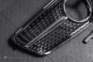 กระจังหน้า สำหรับ W212 E-Class ทรง Diamond ไม่มีรูกล้อง