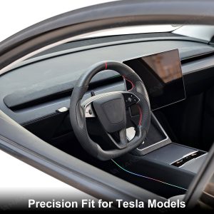 พวงมาลัย พวงมาลัย Hansshow Tesla Model Y Juniper Highland (SPORT/RACING D-SHAPED REAL)