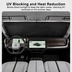 ม่านบังแดด กระจกหน้า Hansshow Rivian R1T/R1S (R1S/R1T)