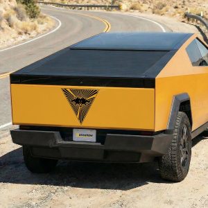 สติกเกอร์ตกแต่ง Hansshow Tesla Cybertruck Cyberbeast (TRIANGLE REAR WOLF)