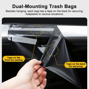 อุปกรณ์เบาะ Hansshow Tesla Cybertruck (DISPOSABLE GARBAGE HANGING)