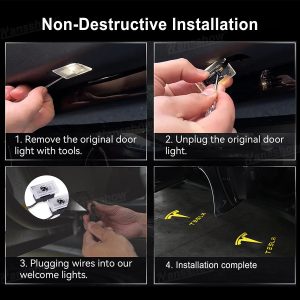 Emblems Doors Hansshow Tesla Model Y Juniper