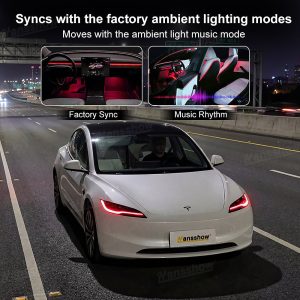 ไฟแอมเบียนต์ Hansshow Tesla Model 3 Highland (HEADLIGHTS DAYTIME FACTORY)