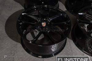 ล้อ Custom forged ลาย Turbo GT สำหรับ Porsche Cayenne E3.2 ขอบ 22 5-130 สี Gloss Black