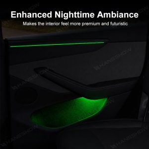 ไฟแอมเบียนต์ ประตู Hansshow Tesla Model Y Juniper Highland (INTERIOR POCKET LIGHT)
