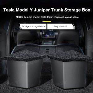 กล่องเก็บของในรถ ท้ายรถ Hansshow Tesla Model Y Juniper (STORAGE SIDE BOX)