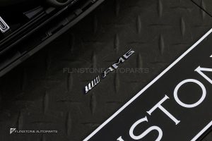 กระจังหน้า สำหรับ W254 GLC-Class ทรง GLC43 GLC63 AMG 1.1 มีกล้อง สีดำด้าน-ครเมี่ยม ขอบดำเงา