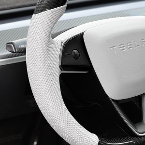 พวงมาลัย พวงมาลัย Hansshow Tesla Model Y Juniper (PERFORATED D-SHAPED ROUND)