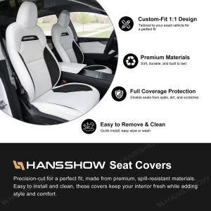 อุปกรณ์เบาะ Hansshow Tesla Model Y Juniper Plaid (DESIGN FULL SET)