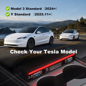 ไฟแอมเบียนต์ คอนโซลกลาง Hansshow Tesla Model Y Juniper