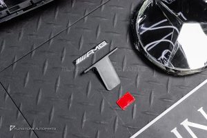 กระจังหน้า พร้อม ดาว สำหรับ W212 E-Class ทรง GT สี Convex Star