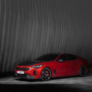 ชุดลิ้นหน้าบน-ล่าง Carbon Fiber Kia Stinger (V2) ADRO แท้